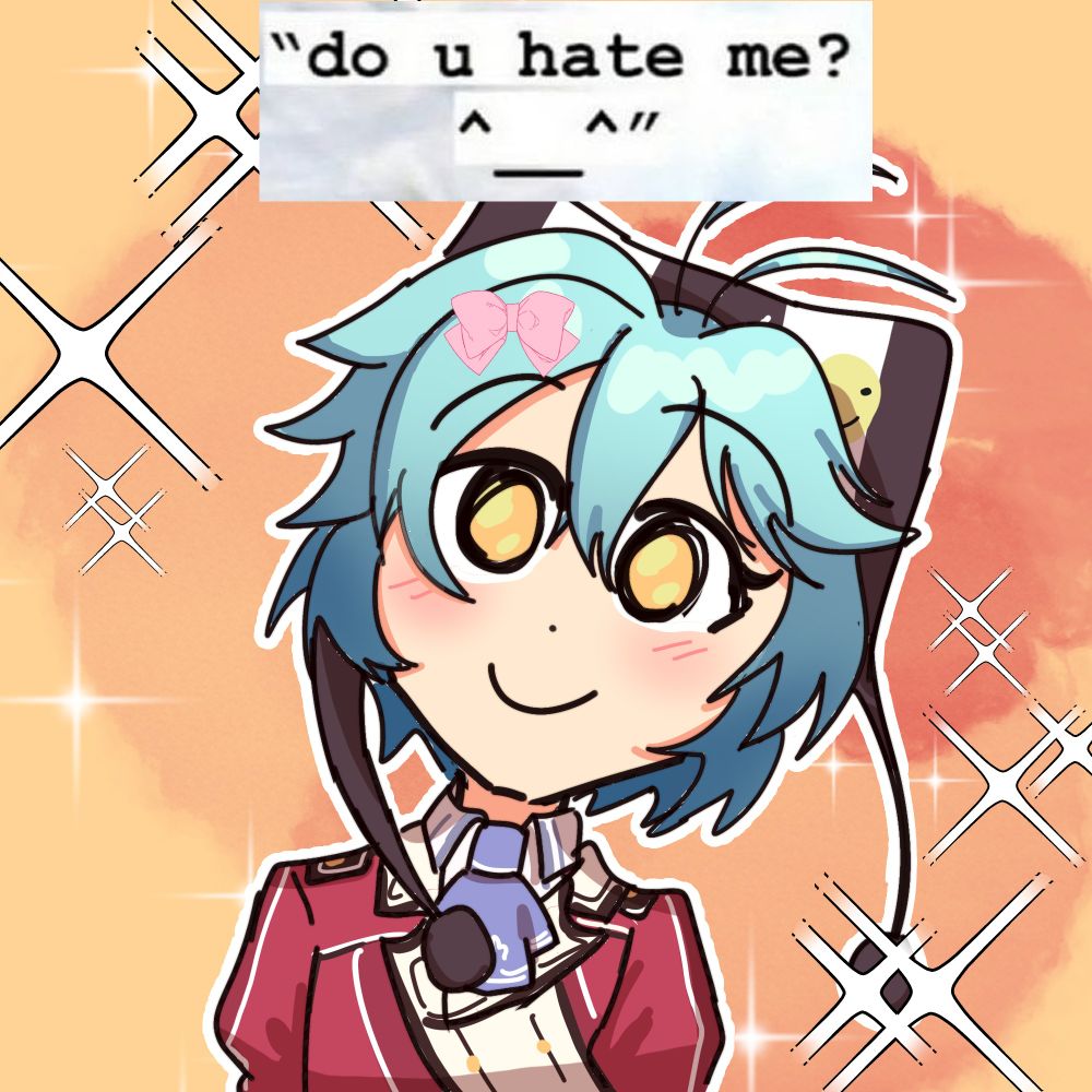 Milly asking 'Do you hate me? ^__^'