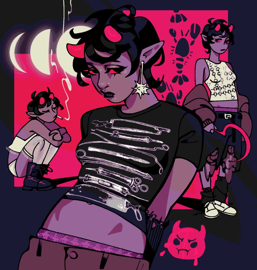 drawings of karkat vantas in outfits