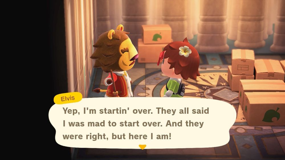 Elvis finally moving in to my island! 