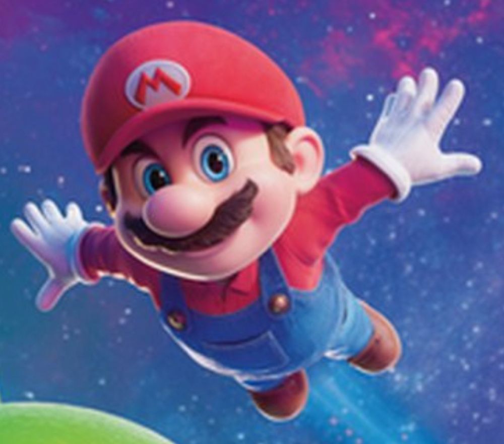 Mario staring at you 