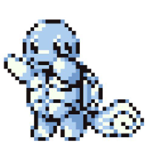 squirtle is standing, both arms are stretched upwards because they want uppies