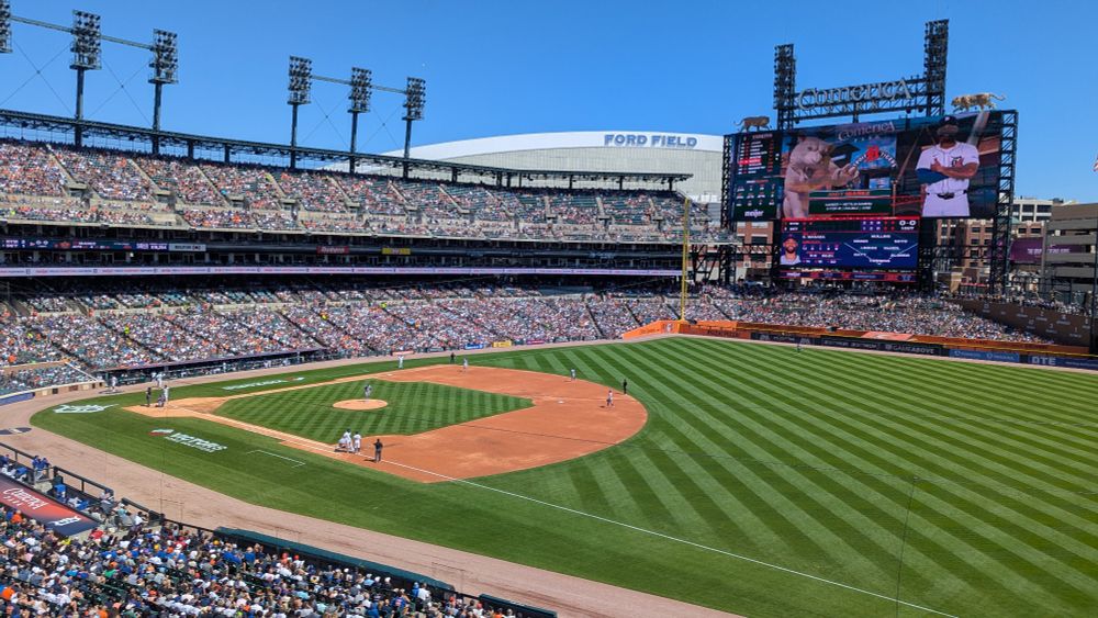 A baseball field 