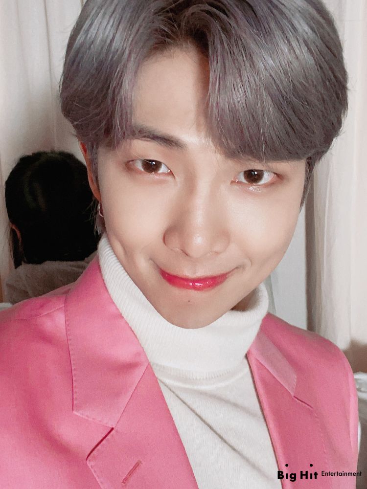 Namjoon in pink