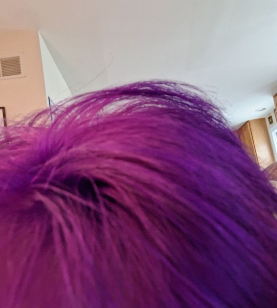 Purple hair