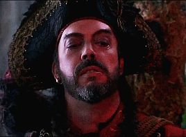 Tim Curry looking seductive as Captain Silvers in Muppet Treasure Island