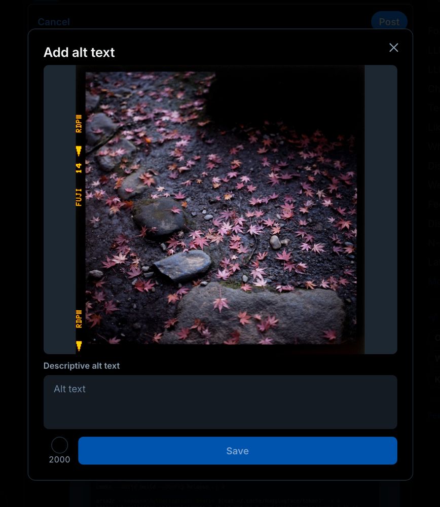 image alt text can be 2000 characters long.