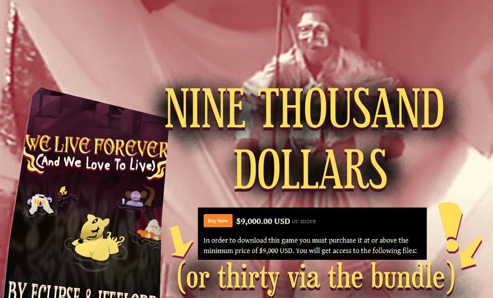 NINE THOUSAND DOLLARS (or thirty via the bundle)