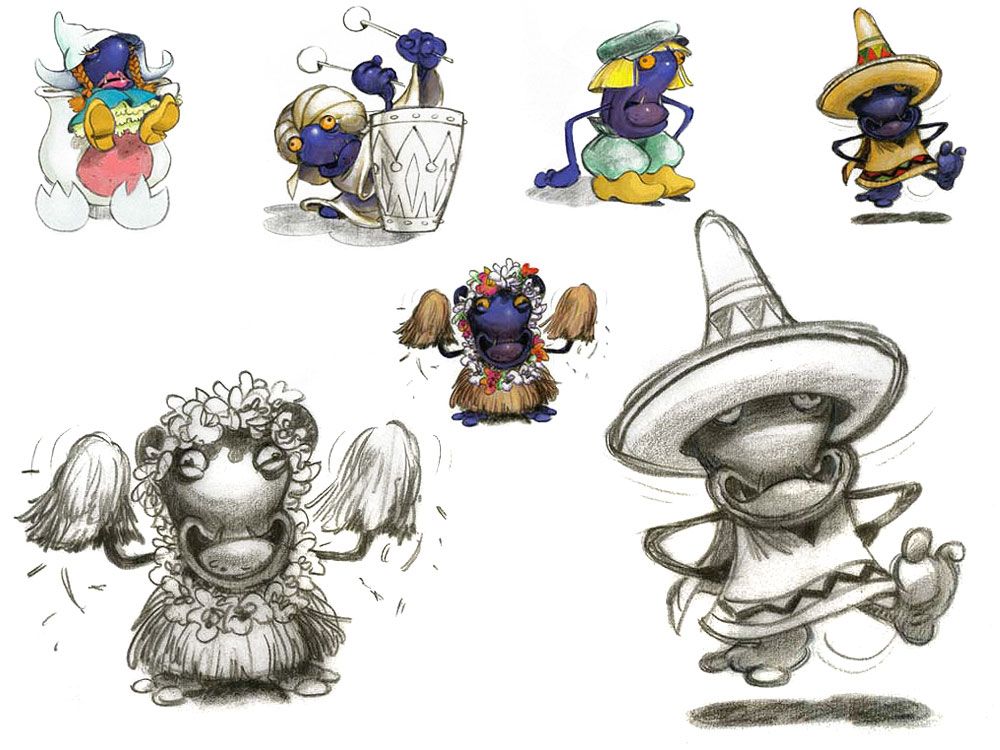 Spatter Art from Epic Mickey