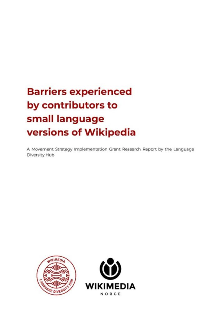 File:Barriers experienced by contributors to small language versions of Wikipedia.pdf - Meta