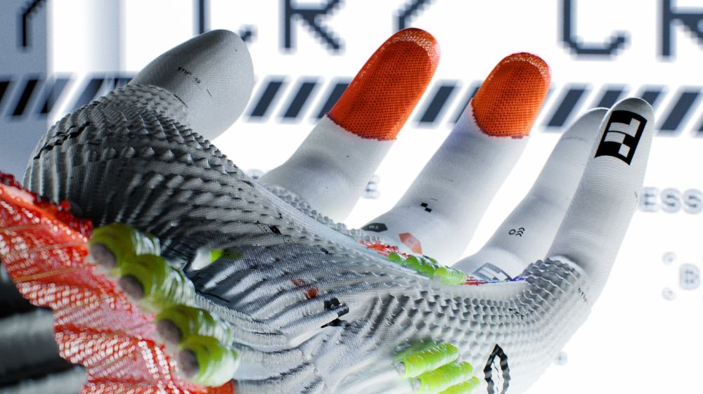 Screenshot of marathon runners synthetic had being printed by synthetic weaveworms