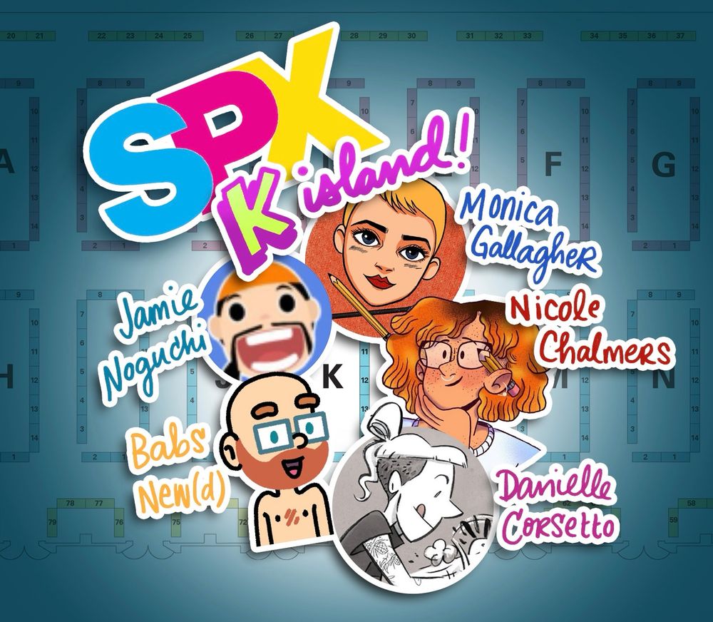 Map of the K table & my table neighbors of note: Monica Gallagher, Jamie Noguchi, Babs New, and Nicole Chalmers. Oh and yours truly, too. 