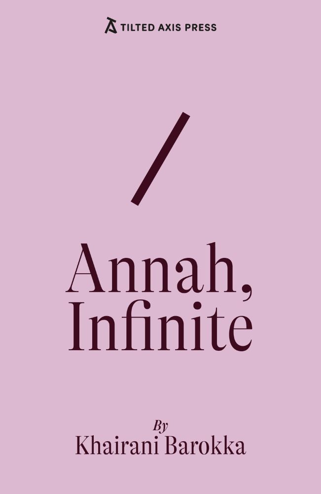 Image shows the cover of Annah, Infinite by Khairani Barokka