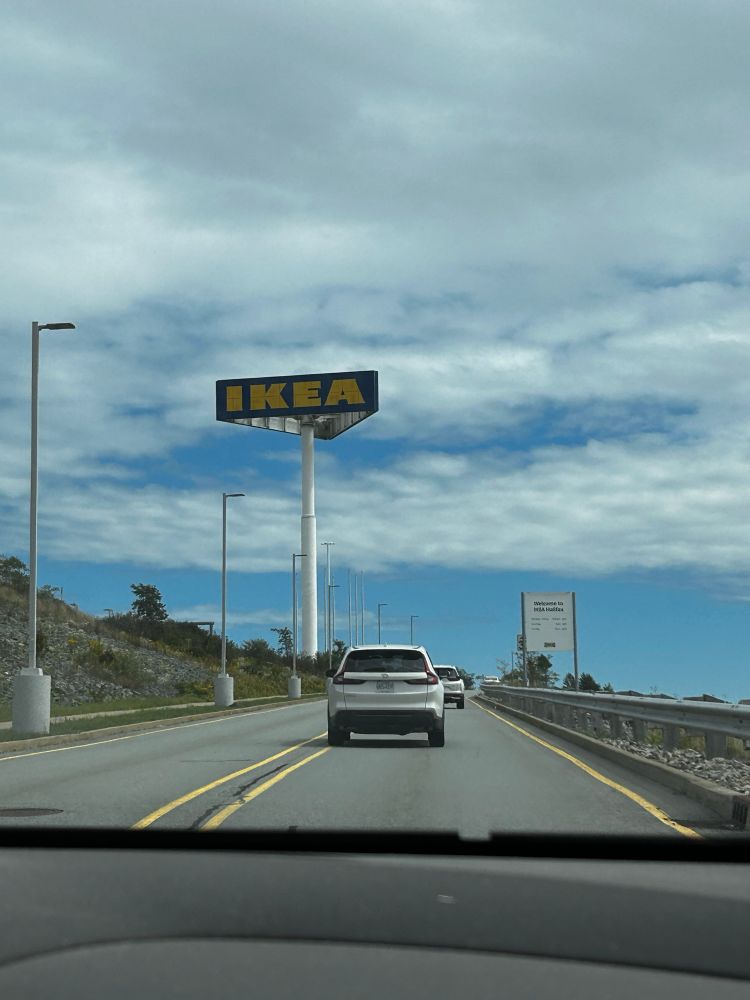 IKEA sign in their entrance 