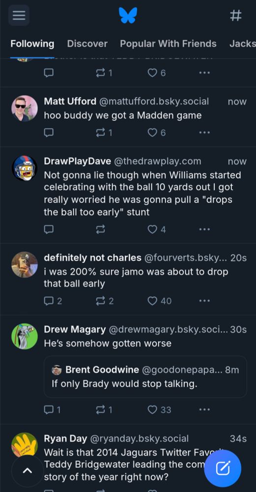 Charles and Dave thought Jamo was gonna drop the ball before getting the TD
