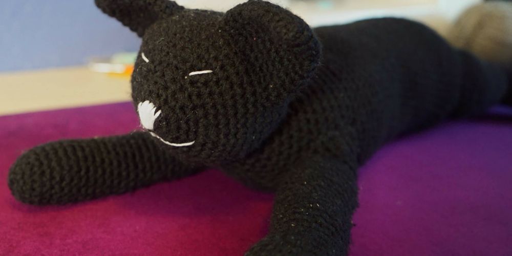 Handmade Stuffed Cat Toy