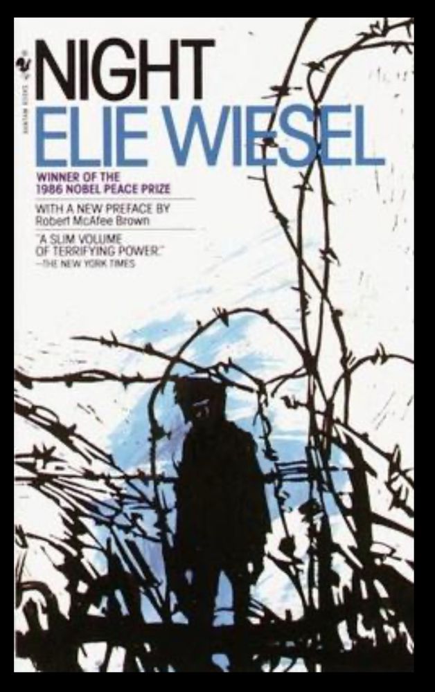 The silhouette of a human is standing behind barbed wire