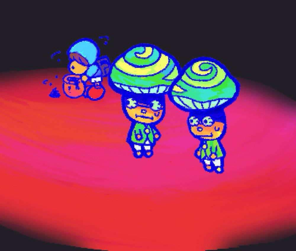 why is that kid doing that.......