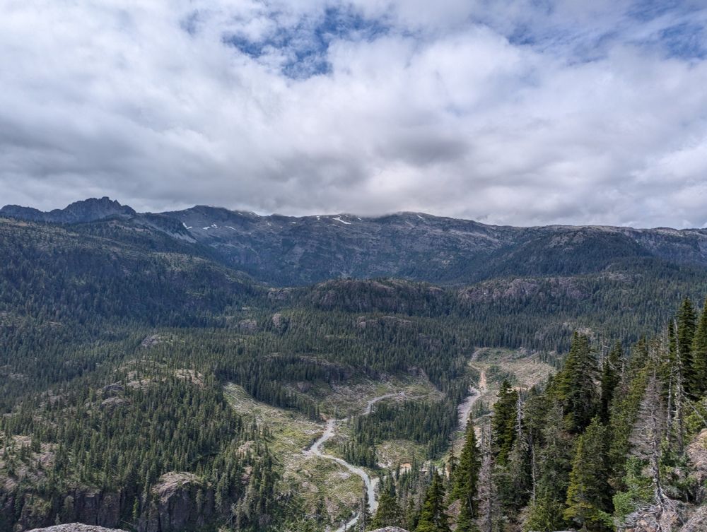 View from forbidden plateau 