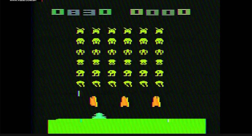 Space Invader Atari 2600 console