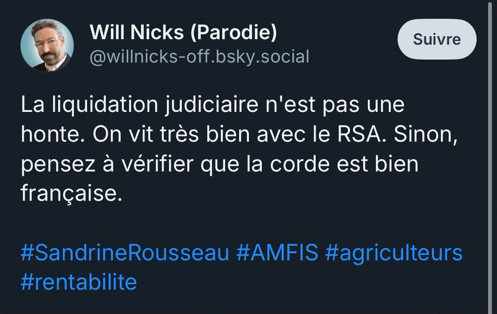 Compte de faf d’inspiration SardineRuisseau, Nicolas qui paie, tout ça, tout ça …