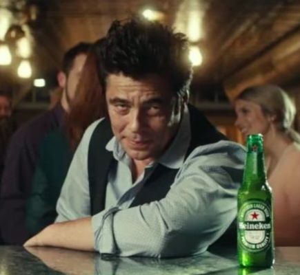benicio del toro heineken ad