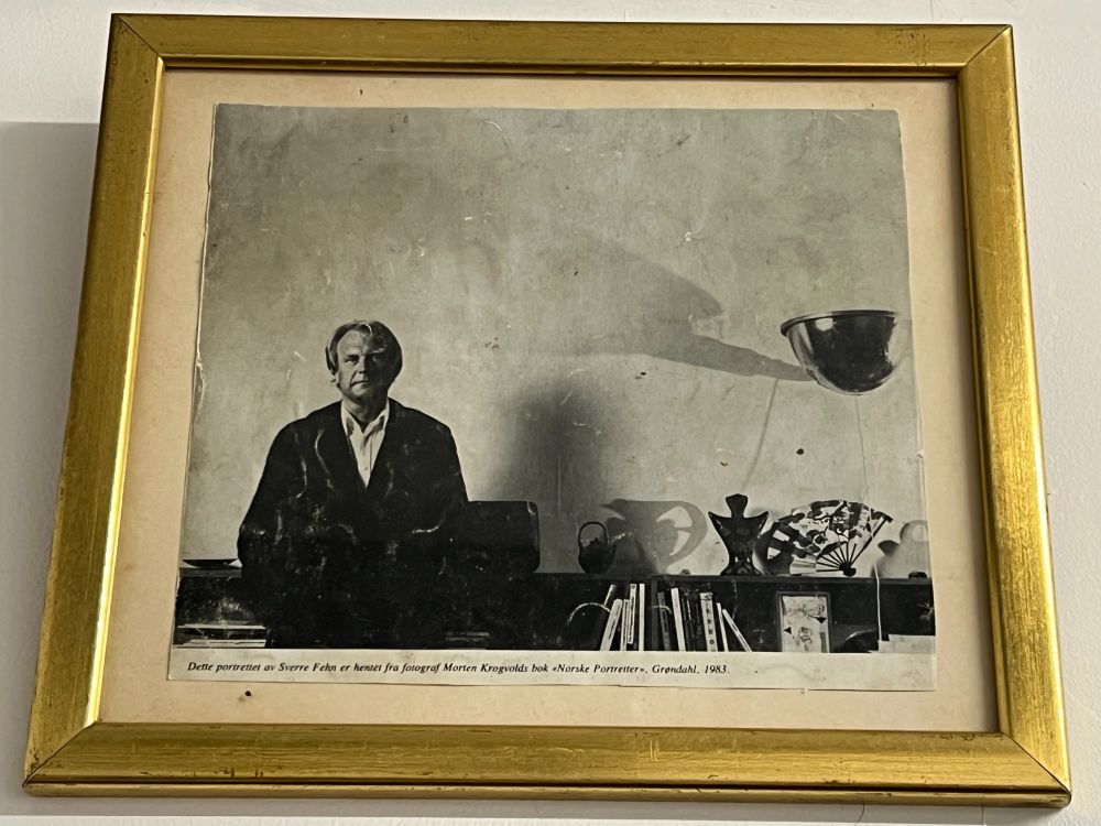 Sverre Fehn Portrait 1983 by Morten Krogsvolds. The light and shadows play a big part of this photo. I remember he once said said he preferred Black and White photography to colour for architectural photography...to look at the light...though the older I get... I think there is something in the darkness that as well that interested Prof. Fehn.