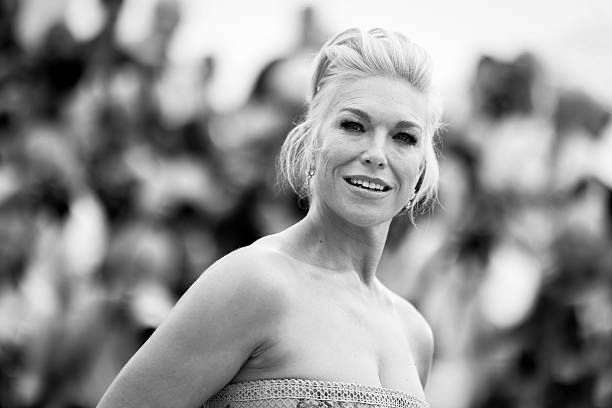 Hannah Waddingham looking into the camera