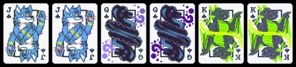 all 3 cards together