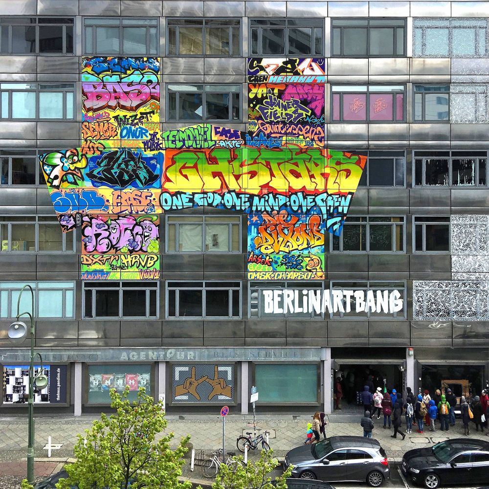 Pieces by various artists for Berlin Art Bang in Berlin, Germany. 