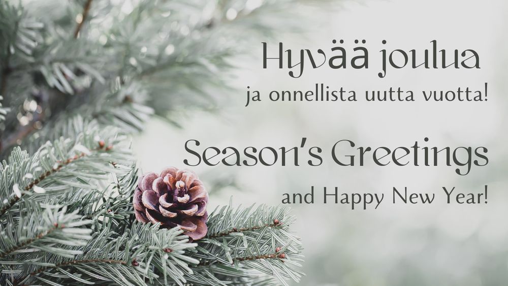 Kuusenhavuja joulutervehdyksin