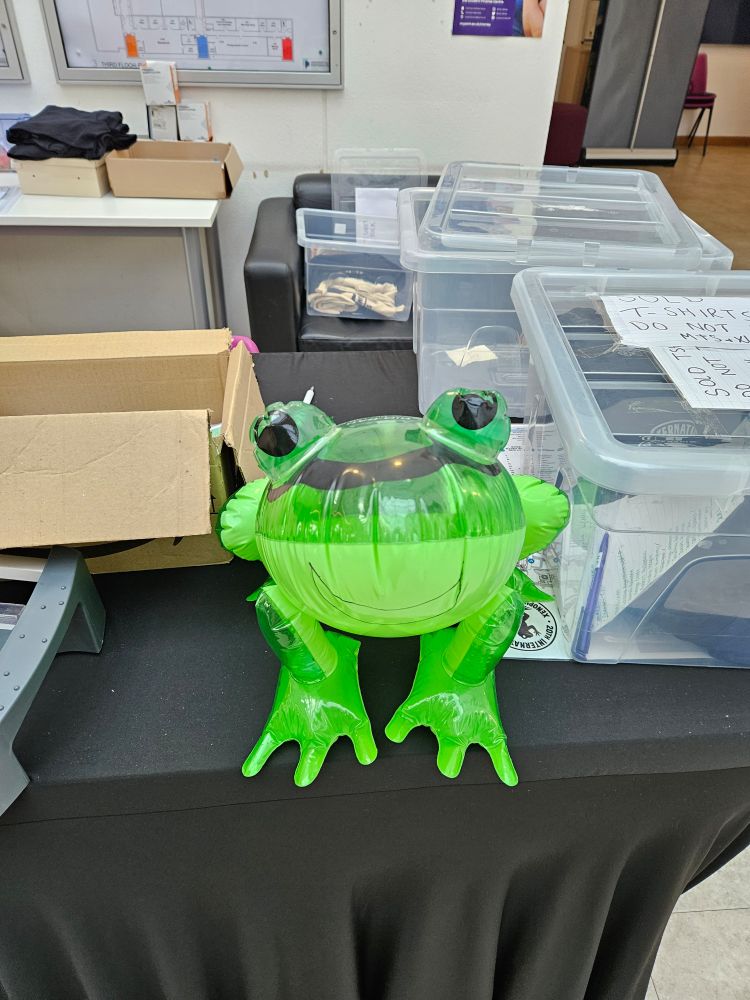 Blow up frog