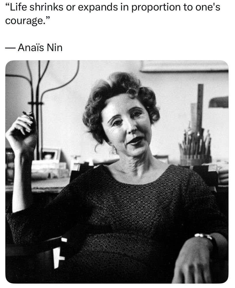 Picture is Anäis Nin