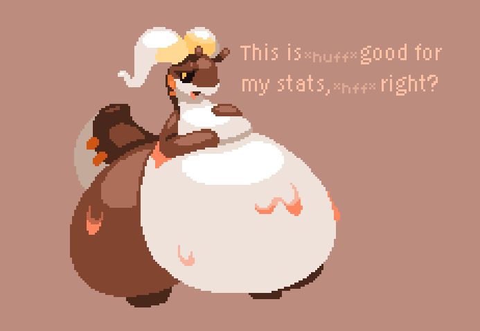 "This is *huff* good for my stats, *hff* right?"