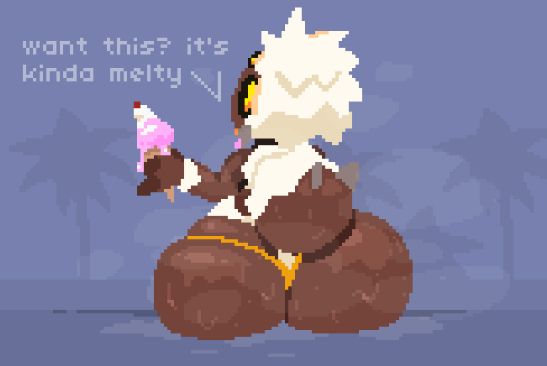 "want this? it's kinda melty"