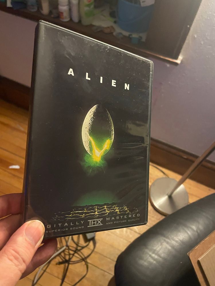 DVD cover for Alien 