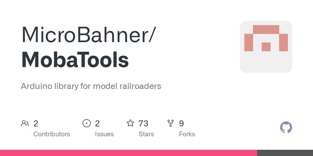 GitHub - MicroBahner/MobaTools: Arduino library for model railroaders