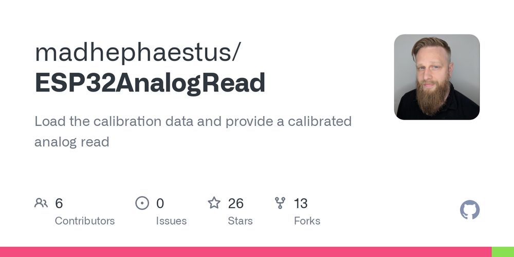 GitHub - madhephaestus/ESP32AnalogRead: Load the calibration data and provide a calibrated analog read