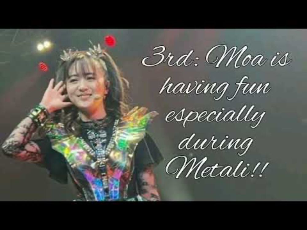 BABYMETAL Moametal - Cute and Funny moments compilation on World Tour 2023-2024 (FANCAM) part 2