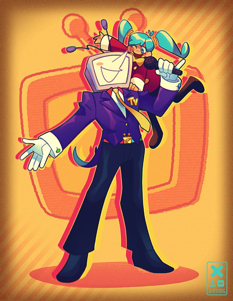 The same image, but with chromatic aberration effects.