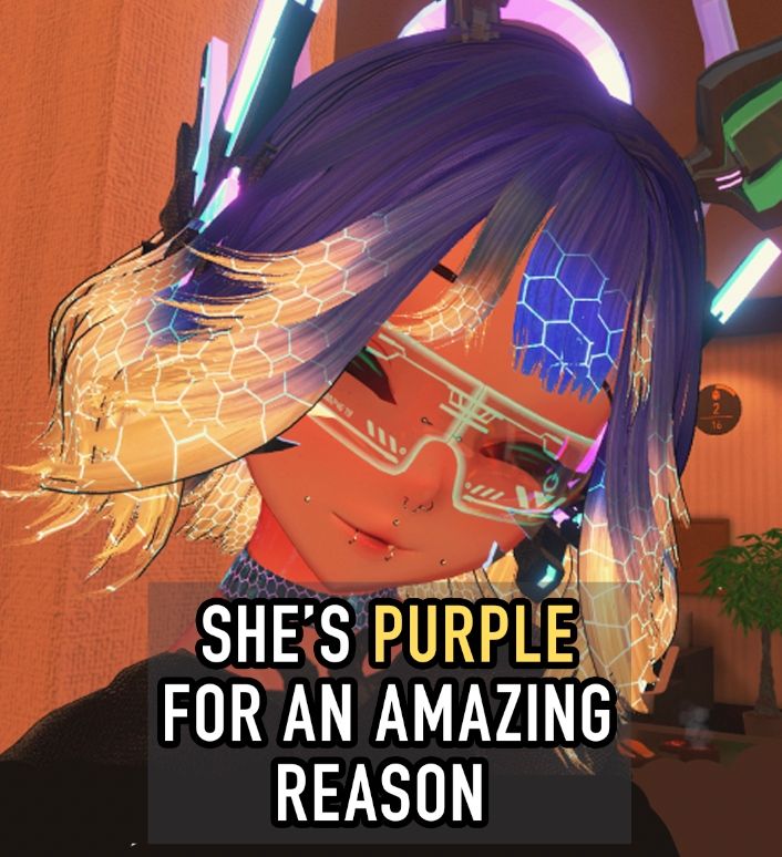 vimae is purple for an amazing reason