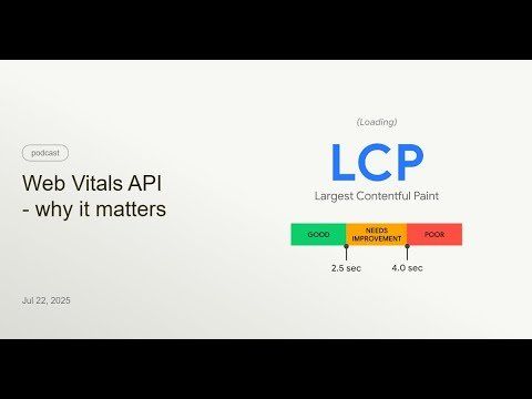 Web Vital API