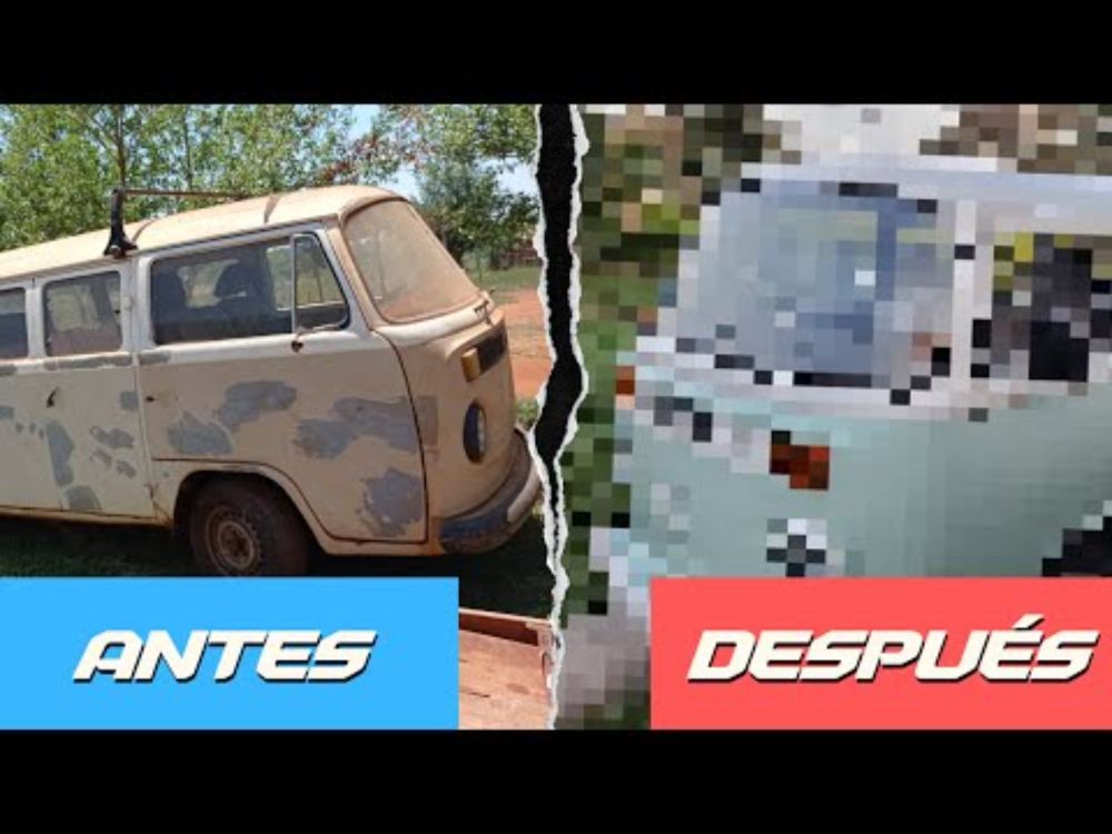 Restauración VW Kombi T2 1987 - 2 AÑOS EN 15 MINUTOS!