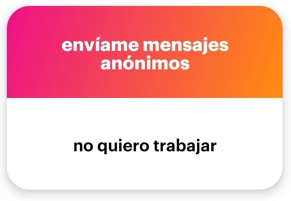 No quiero trabajar