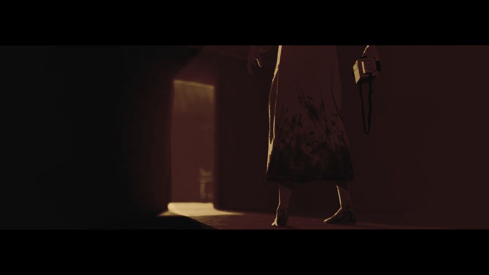 A storyboard from a deleted scene