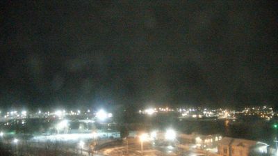 View looking north from the Charlotte Genesee Lighthouse on the Genesee River feeding into Lake Ontario. // Image captured at: 2025-11-29 01:26:57 UTC (about 4 min. prior to this post) // Current Temp in Rochester: 33.72 F | .96 C // Precip: overcast clouds // Wind: W at 14.965 mph | 24.08 kph // Humidity: 76%
