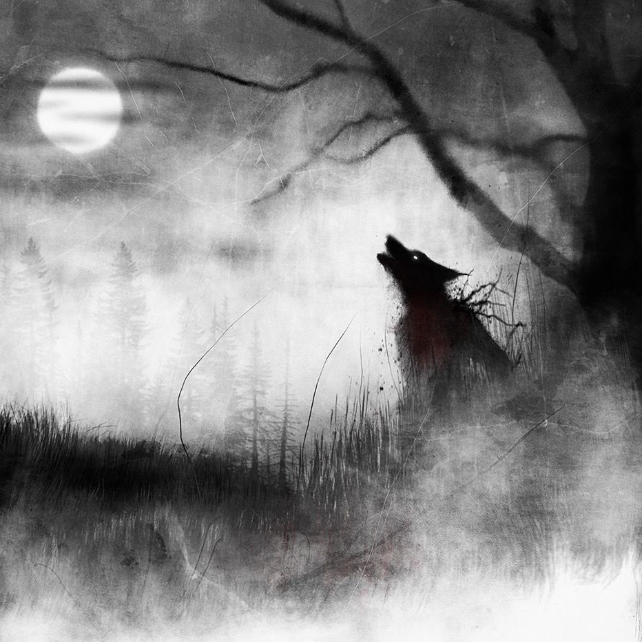 Werewolf art by artist Dave Dick 