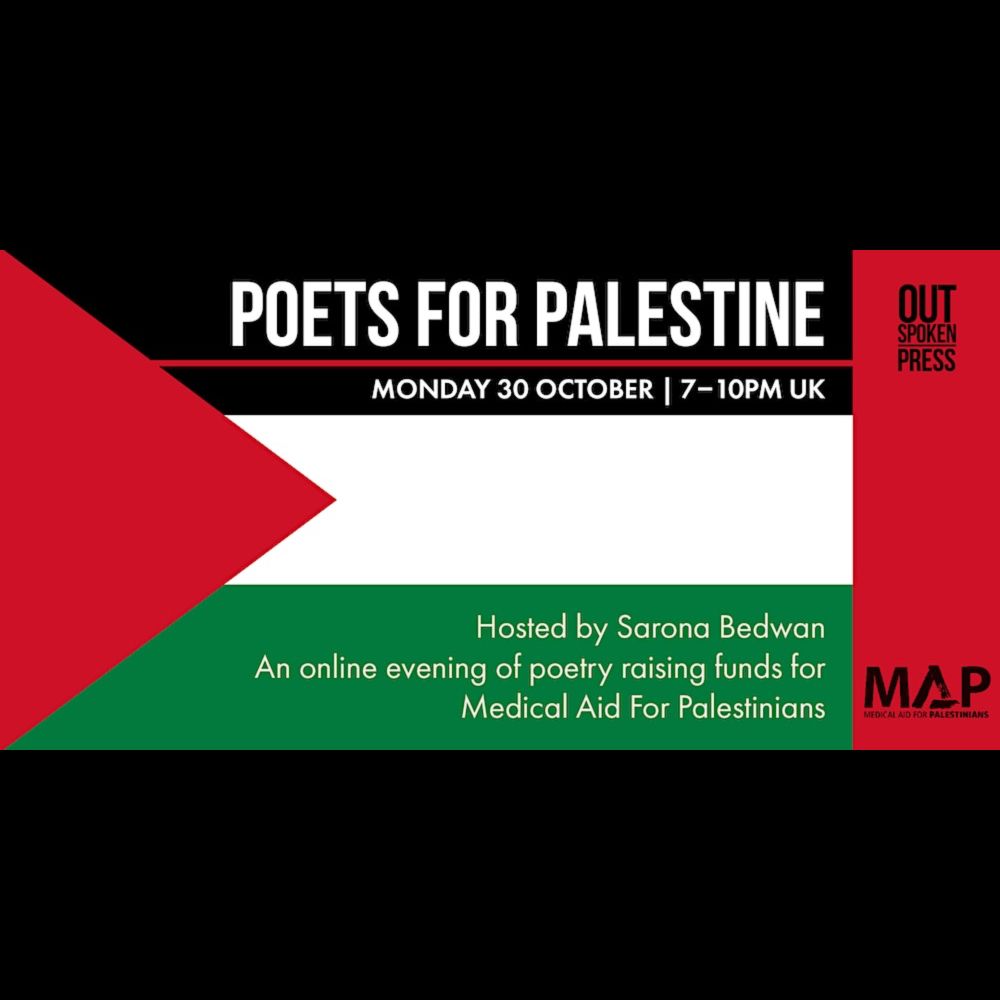 Poets for Palestine: Raising funds for Medical Aid for Palestinians