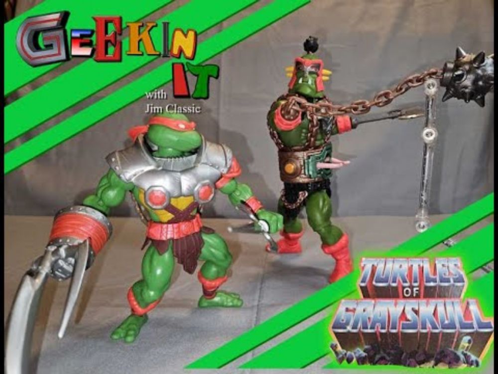 Geekin It Ep149 Turtles of Grayskull Raphael & Krang review