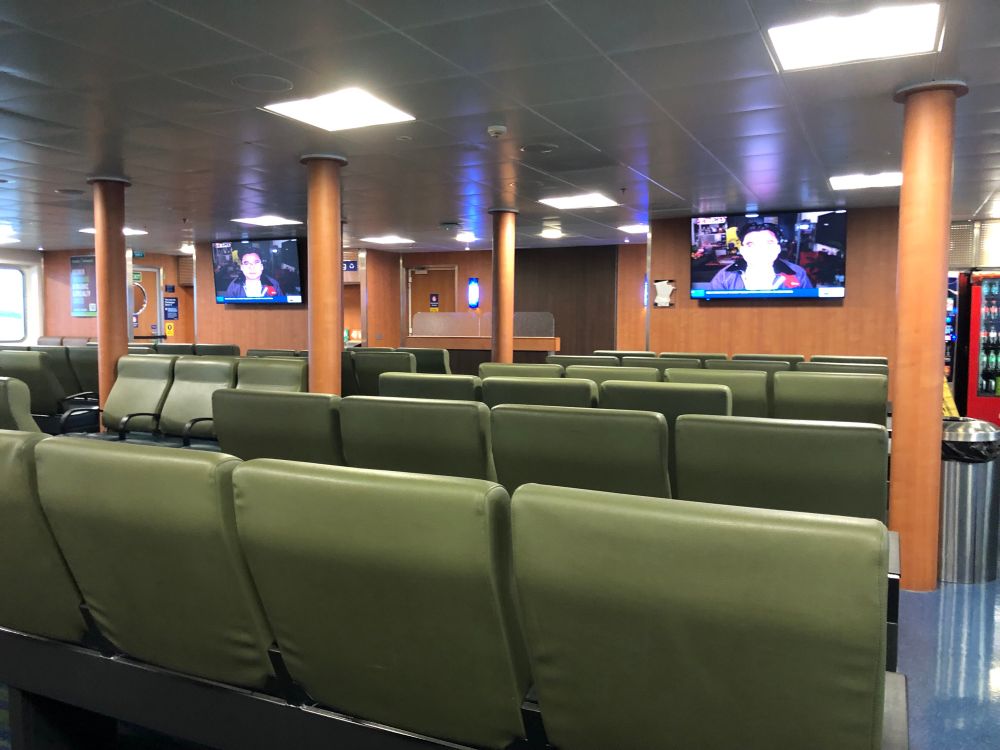 BC Ferries Coastal Celebration passenger lounge