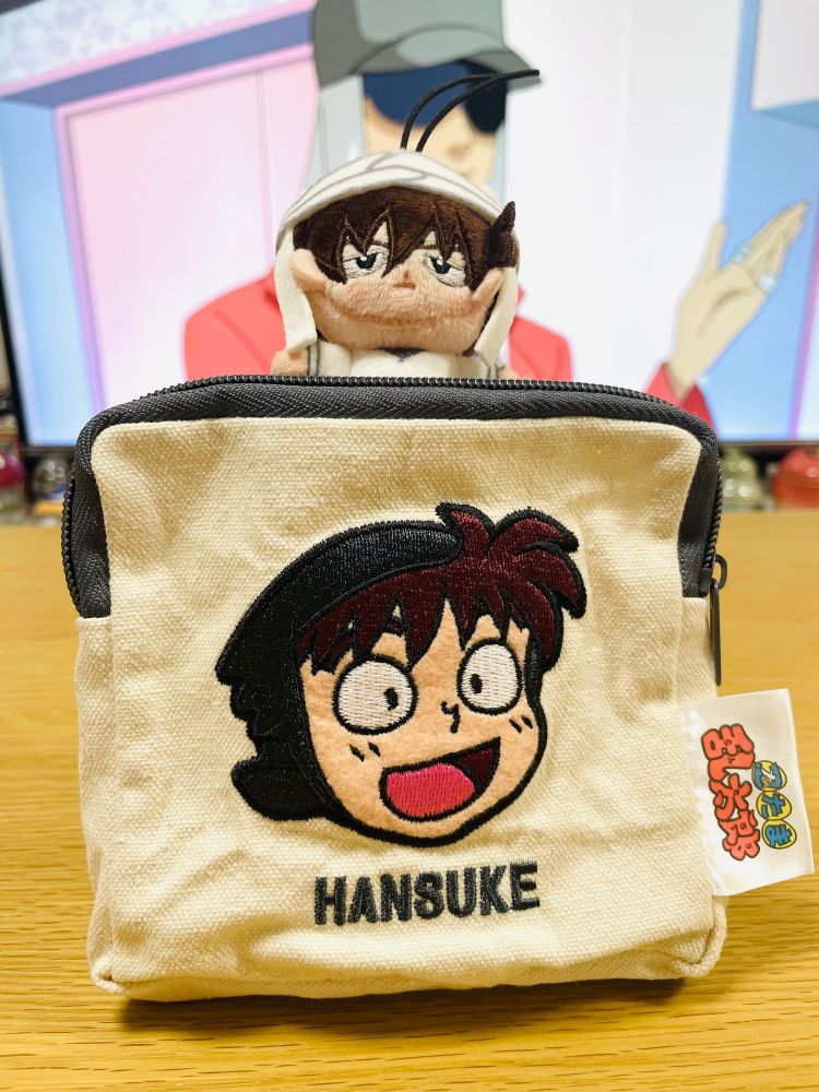 土井先生のポーチから、天鬼のほわぬいが顔を出している写真